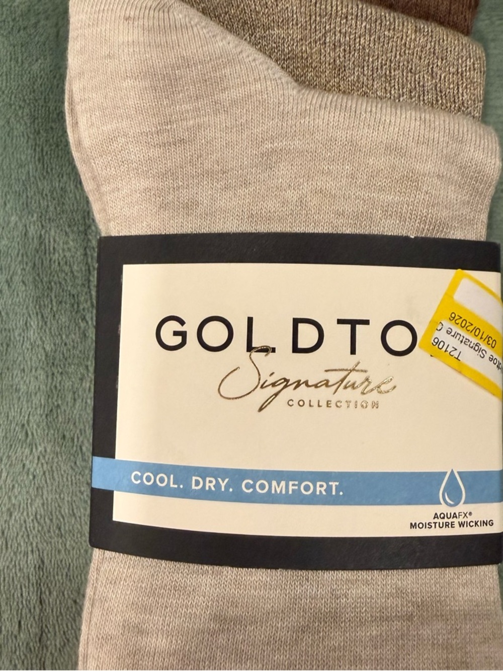 Gold Toe Signature Crew Socks 5 Pair Mens Shoe Size 6-12.5 NWT